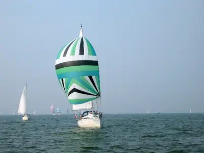 Exterior view of Seagull, a Beneteau First 285 sailboat at Yerseke, Netherlands