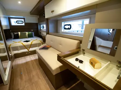Cabin on Eileen, a Bali 4.4 catamaran at Dubrovnik, Croatia