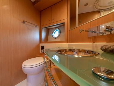 Head on Headquarters, a Riva 63 Virtus motor yacht at Palma de Mallorca, Spain