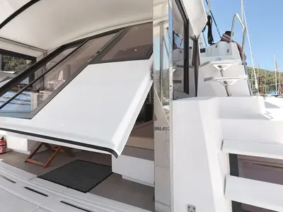 Ocean Oasis, a Bali 4.1 catamaran at Grad Biograd na Moru, Croatia