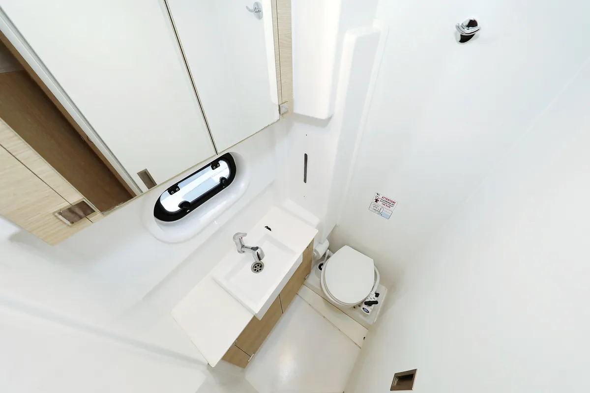 Ocean Oasis, a Bali 4.1 catamaran at Grad Biograd na Moru, Croatia