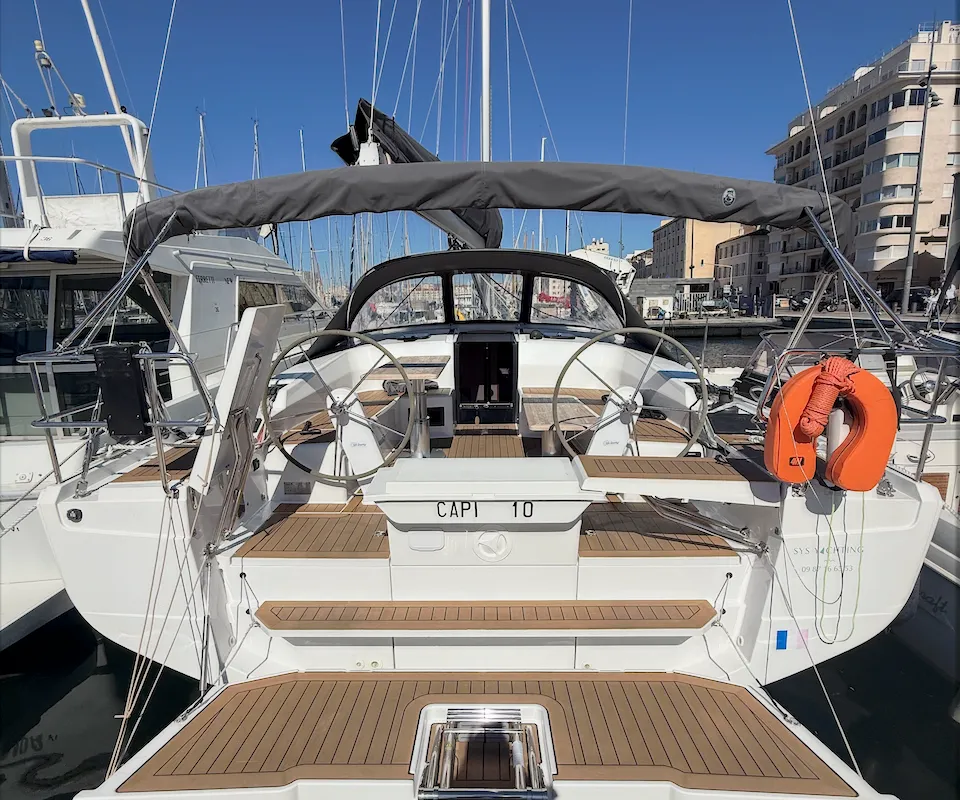 Capi'10, a Hanse 410 sailboat at Marseille, France