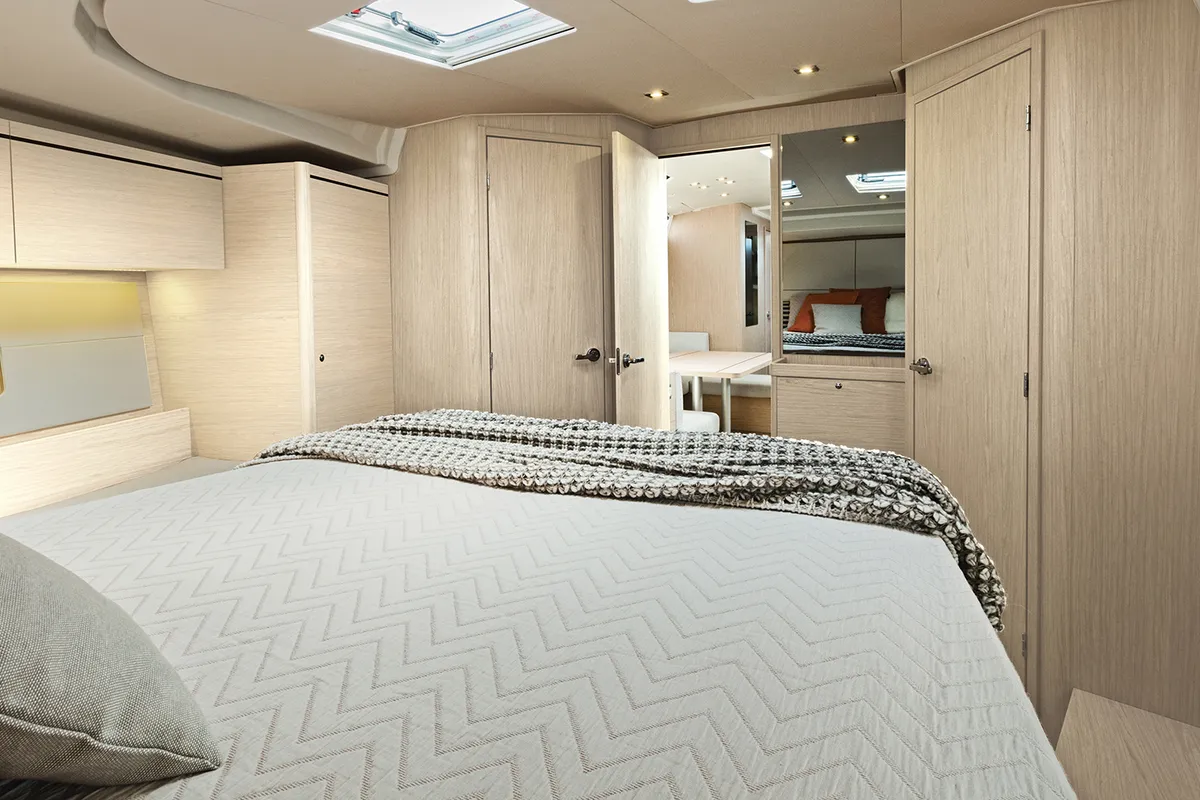 Cabin on Mary-Anne, a Beneteau Oceanis 51.1 sailboat at es Jonquet, Spain