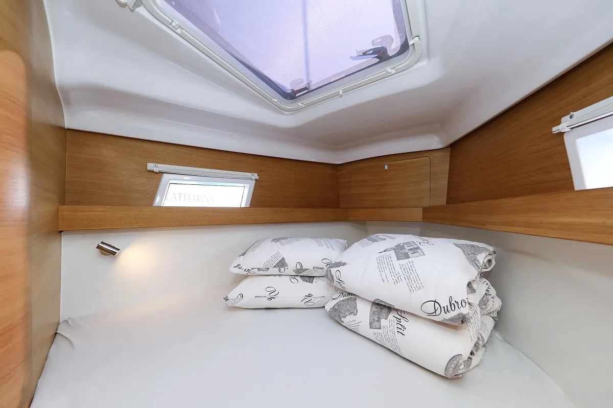 Cabin on Jackpot, a Elan Impression 45.1 sailboat at Biograd na Moru, Croatia