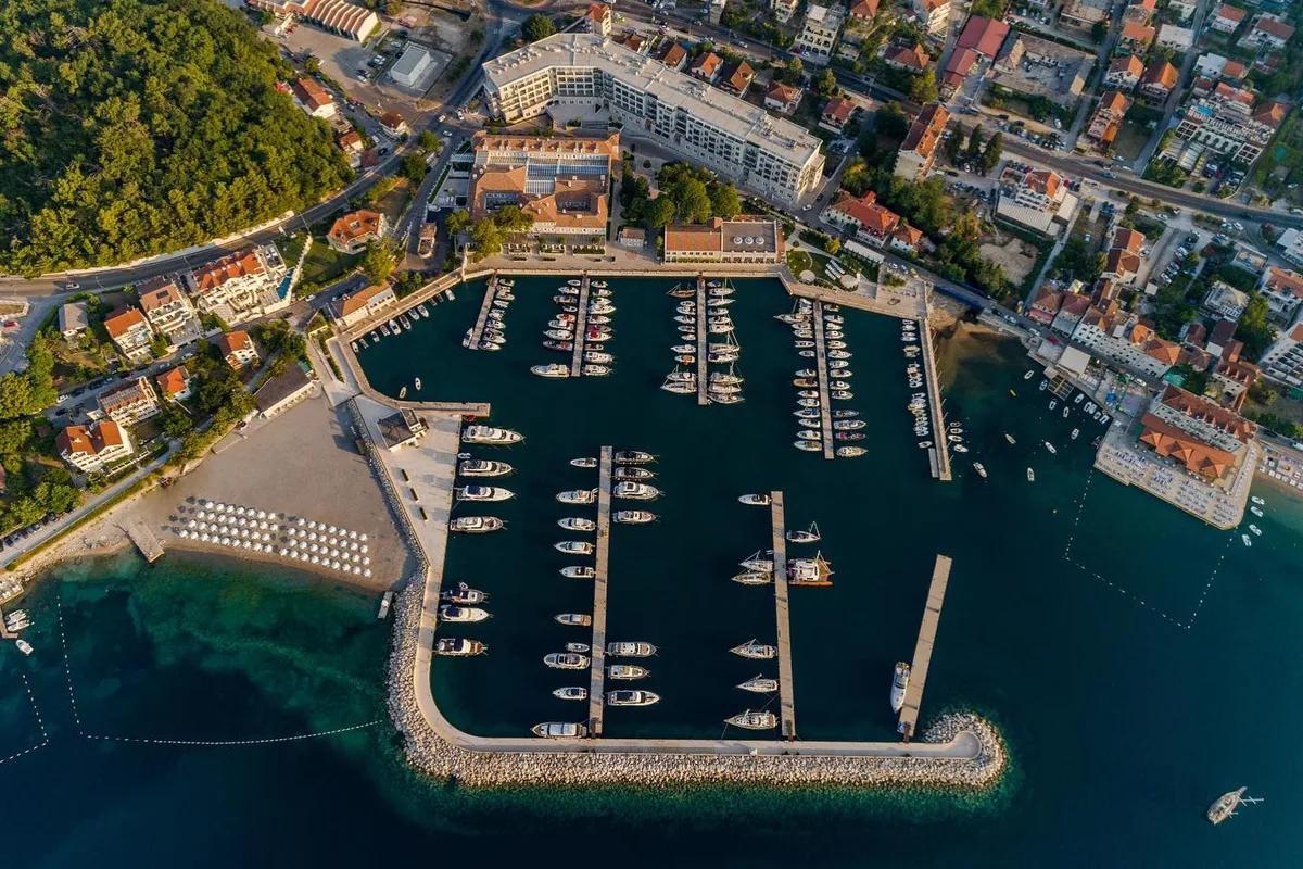 Stella, a Beneteau Oceanis 45 sailboat at Herceg Novi, Montenegro