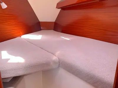 Cabin on Mizar, a Hanse 315 sailboat at Barth, Germany
