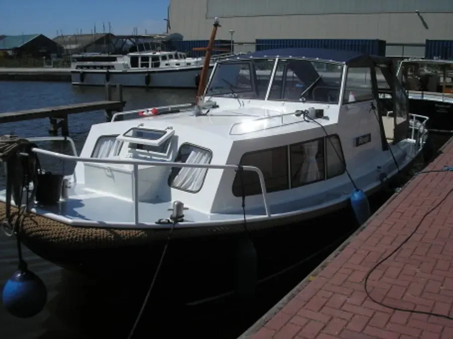 Exterior view of Roosje, a Gulet Doerak 780 motorboat at Woudsend, Netherlands