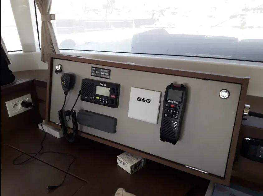 Solstice, a Lagoon 450 F catamaran at Athens, Greece