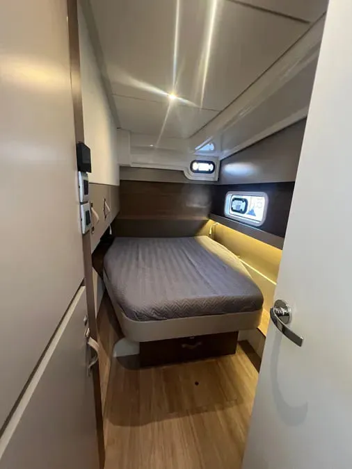 Cabin on Vichi, a Bali Catspace catamaran at Palermo, Italy