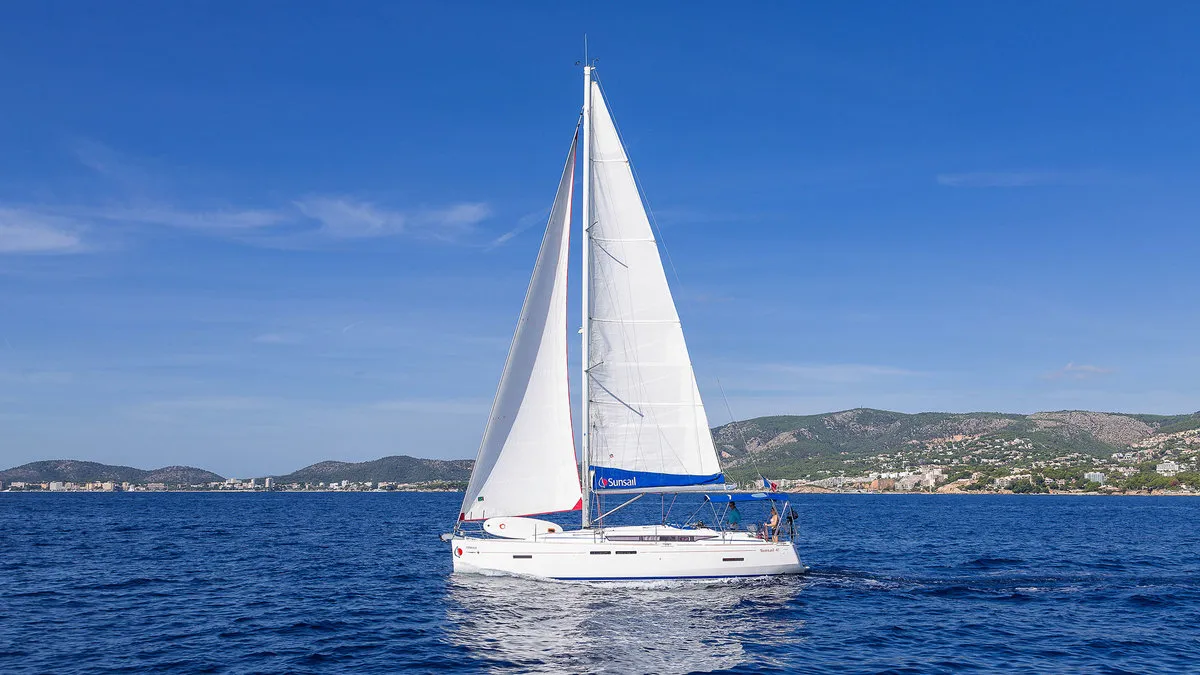 Exterior view of Sunsail 41 Classic, a Jeanneau Sun Odyssey 419 sailboat at Pa Khlok, Thailand