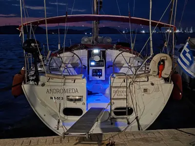 Andromeda, a Dufour Gib Sea 43 sailboat at Preveza, Greece