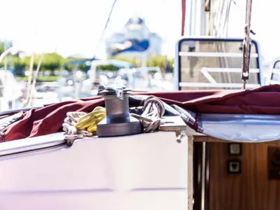 Andromeda, a Dufour Gib Sea 43 sailboat at Preveza, Greece
