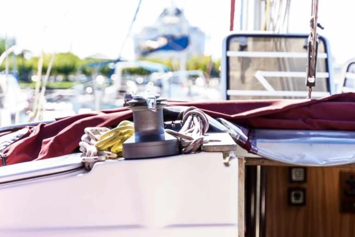 Andromeda, a Dufour Gib Sea 43 sailboat at Preveza, Greece