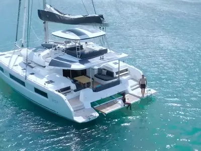 Premium, a Lagoon 51 catamaran at Grad Pula, Croatia