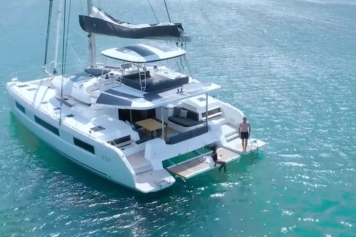 Premium, a Lagoon 51 catamaran at Grad Pula, Croatia