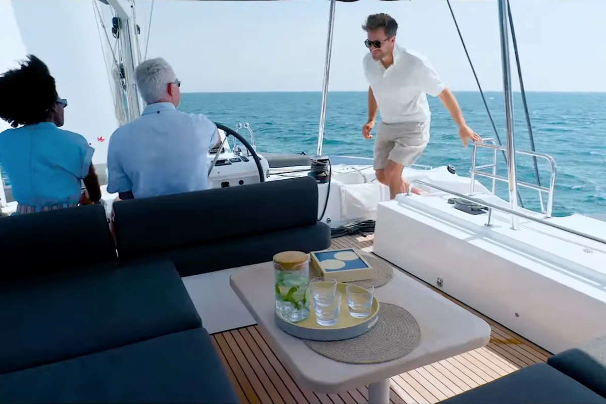 Premium, a Lagoon 51 catamaran at Grad Pula, Croatia