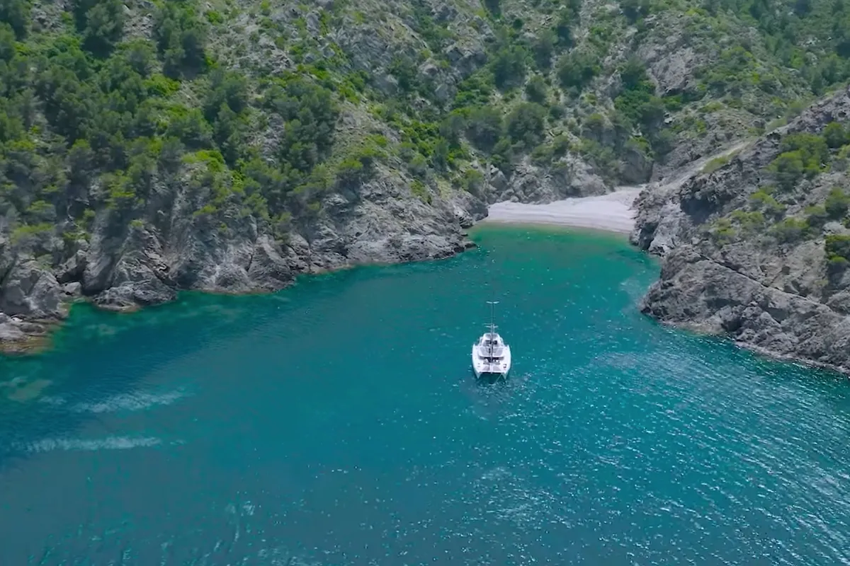Premium, a Lagoon 51 catamaran at Grad Pula, Croatia