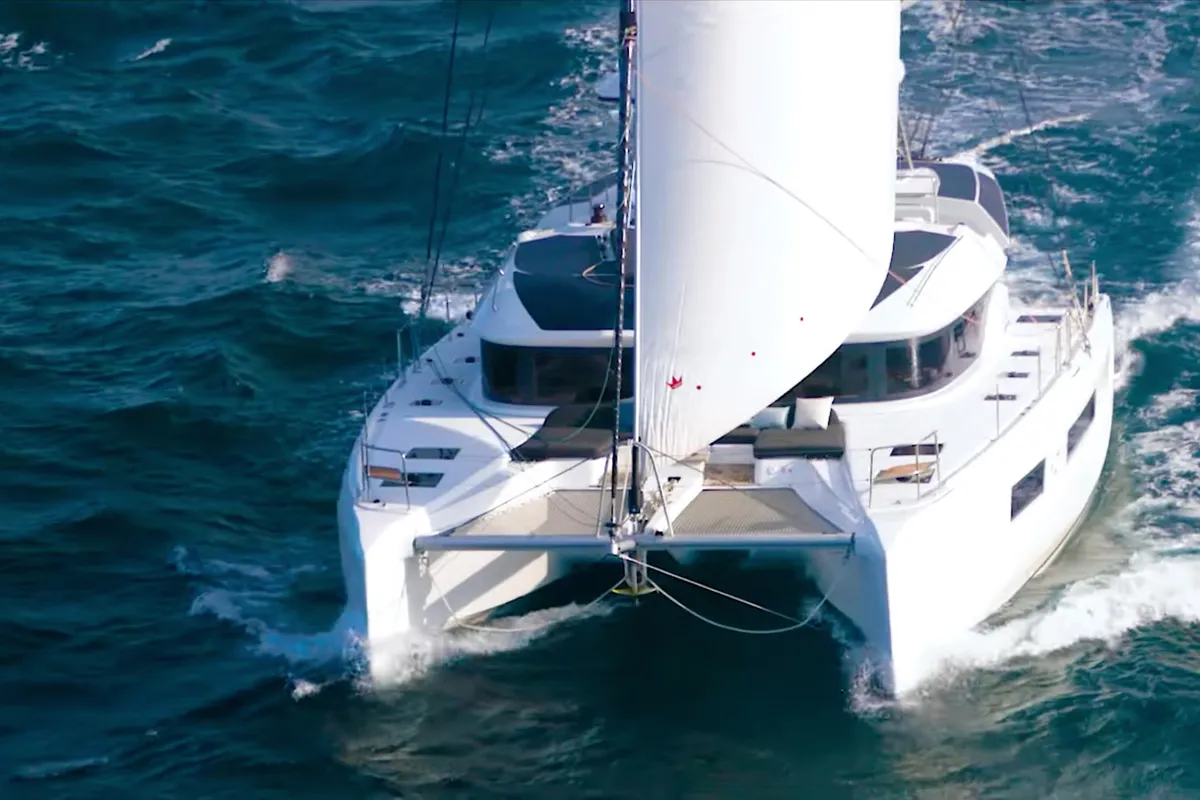 Premium, a Lagoon 51 catamaran at Grad Pula, Croatia