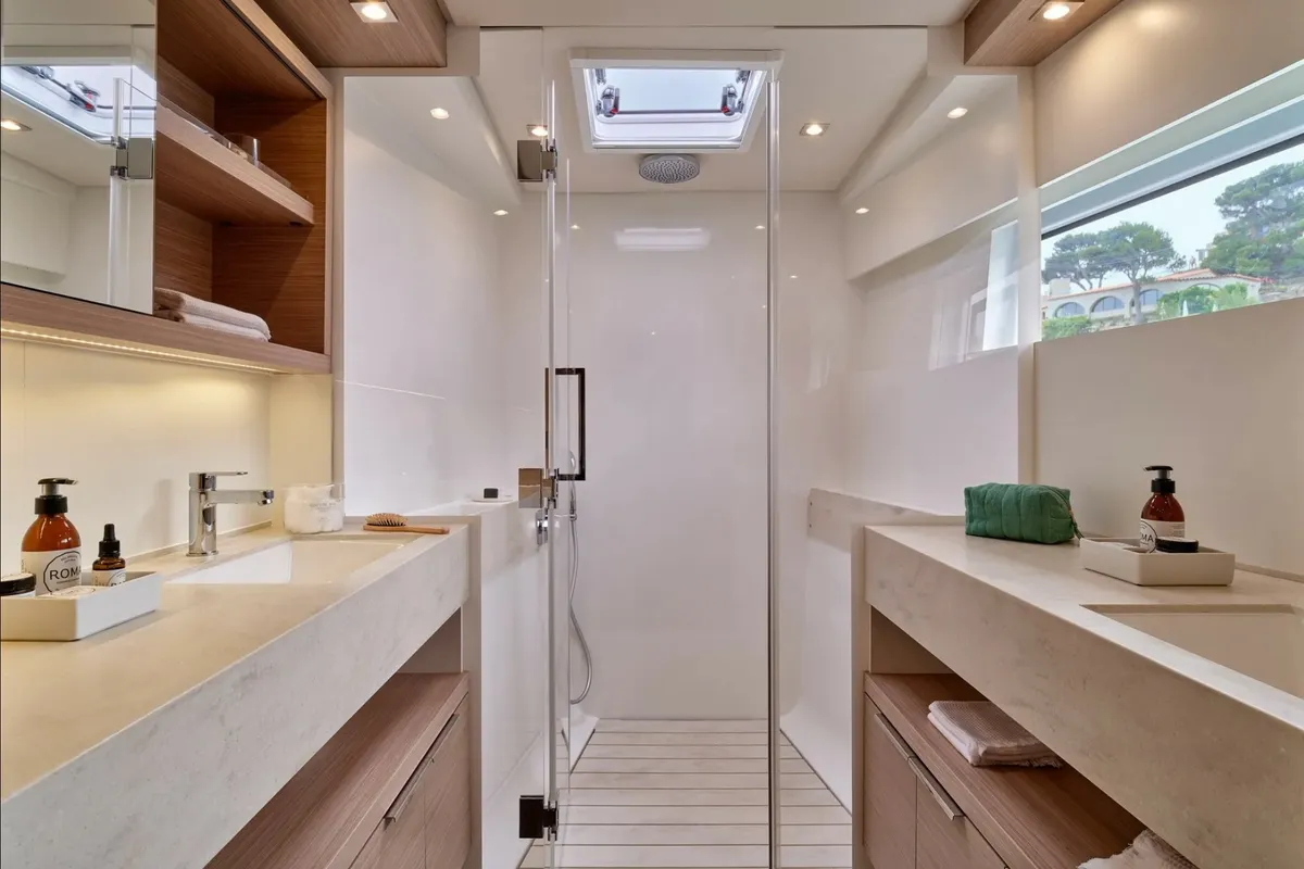 Premium, a Lagoon 51 catamaran at Grad Pula, Croatia