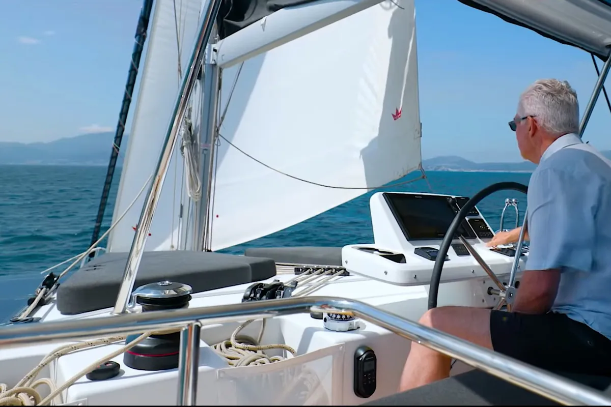 Premium, a Lagoon 51 catamaran at Grad Pula, Croatia