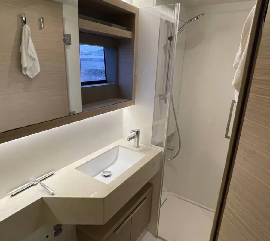 Premium, a Lagoon 51 catamaran at Grad Pula, Croatia
