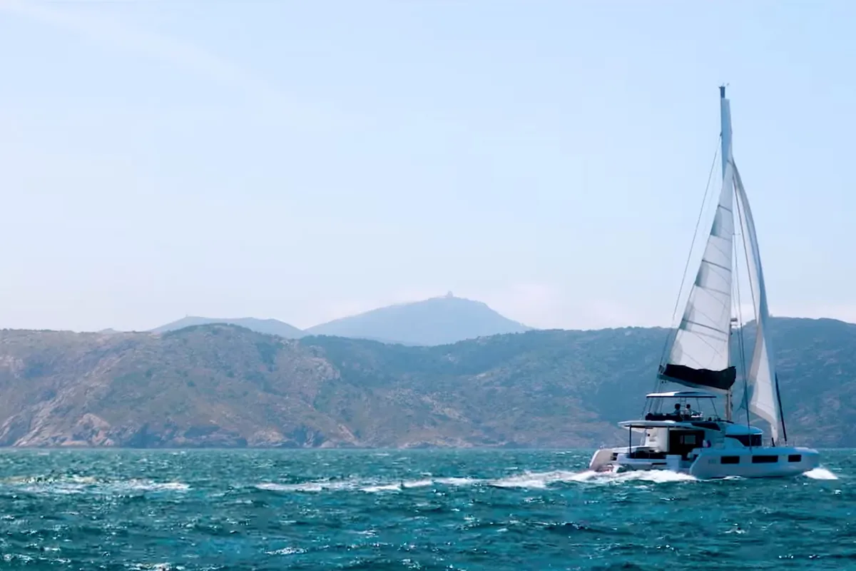 Premium, a Lagoon 51 catamaran at Grad Pula, Croatia