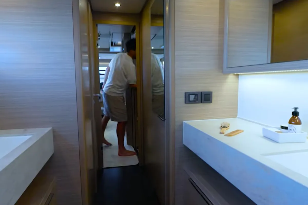 Premium, a Lagoon 51 catamaran at Grad Pula, Croatia