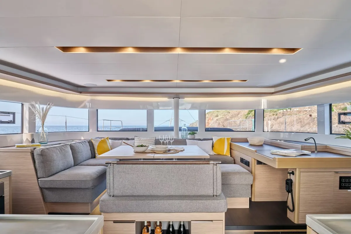 Premium, a Lagoon 51 catamaran at Grad Pula, Croatia