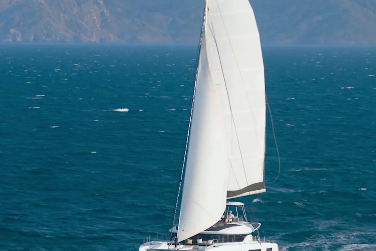 Premium, a Lagoon 51 catamaran at Grad Pula, Croatia