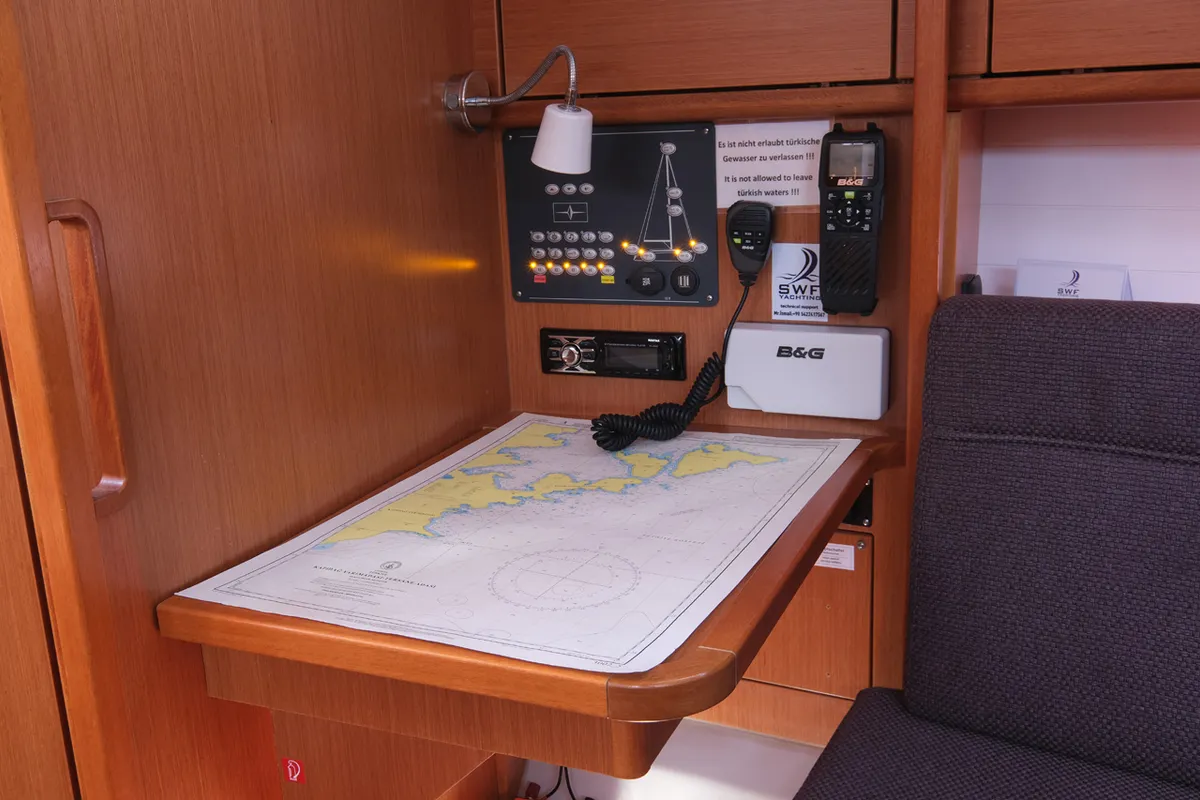 Dory 2, a Bavaria Cruiser 34 sailboat at Fethiye, Turkey