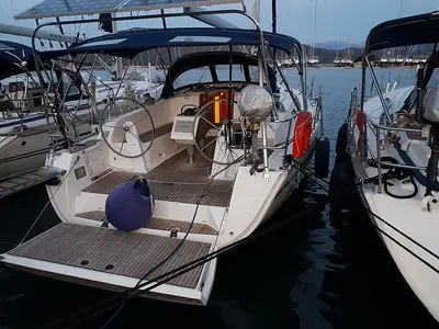 Marea, a Bavaria Cruiser 41 sailboat at Municipal Unit of Lefkada, Greece