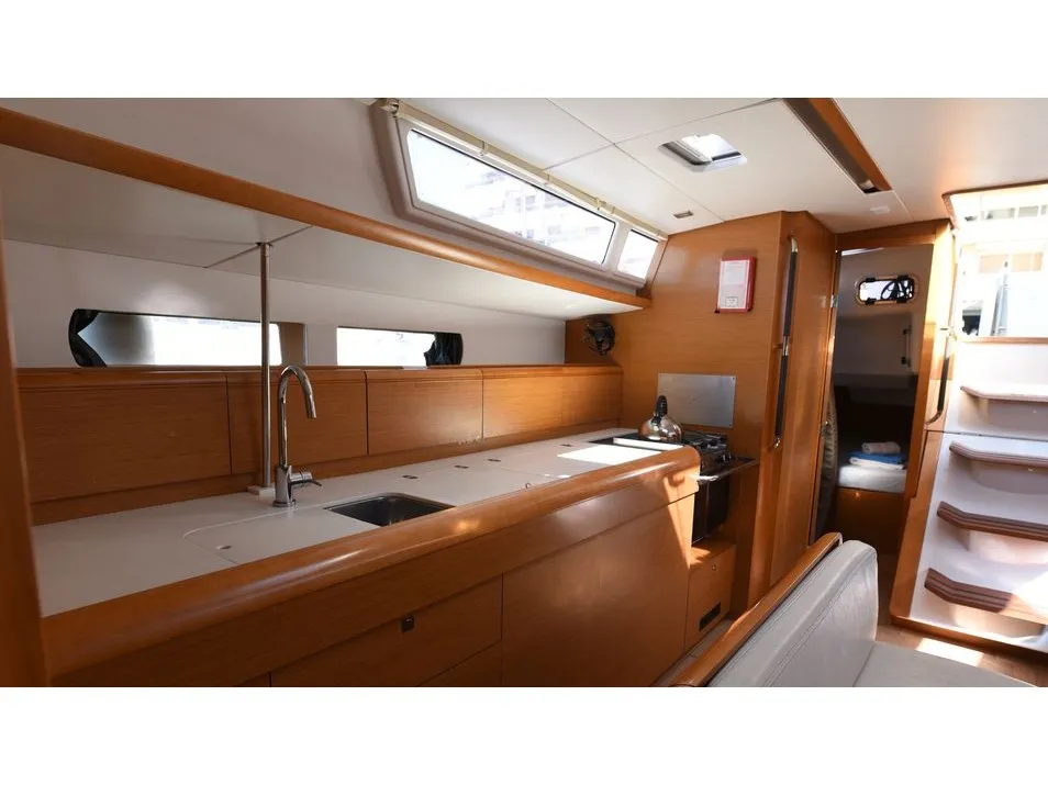 Galley of Rodi, a Jeanneau Sun Odyssey 469 sailboat at Volos Municipality, Greece