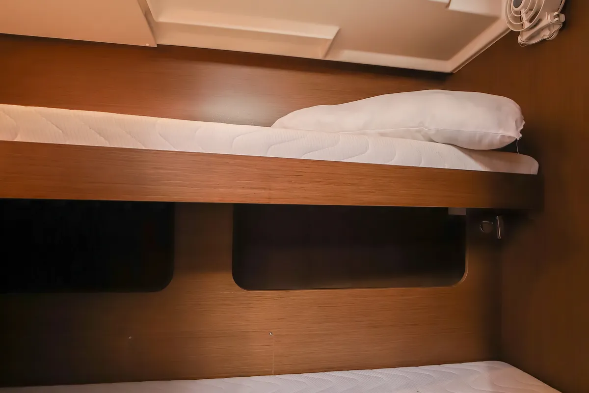 Cabin on Artemide, a Beneteau Oceanis 51.1 sailboat at Olbia, Italy