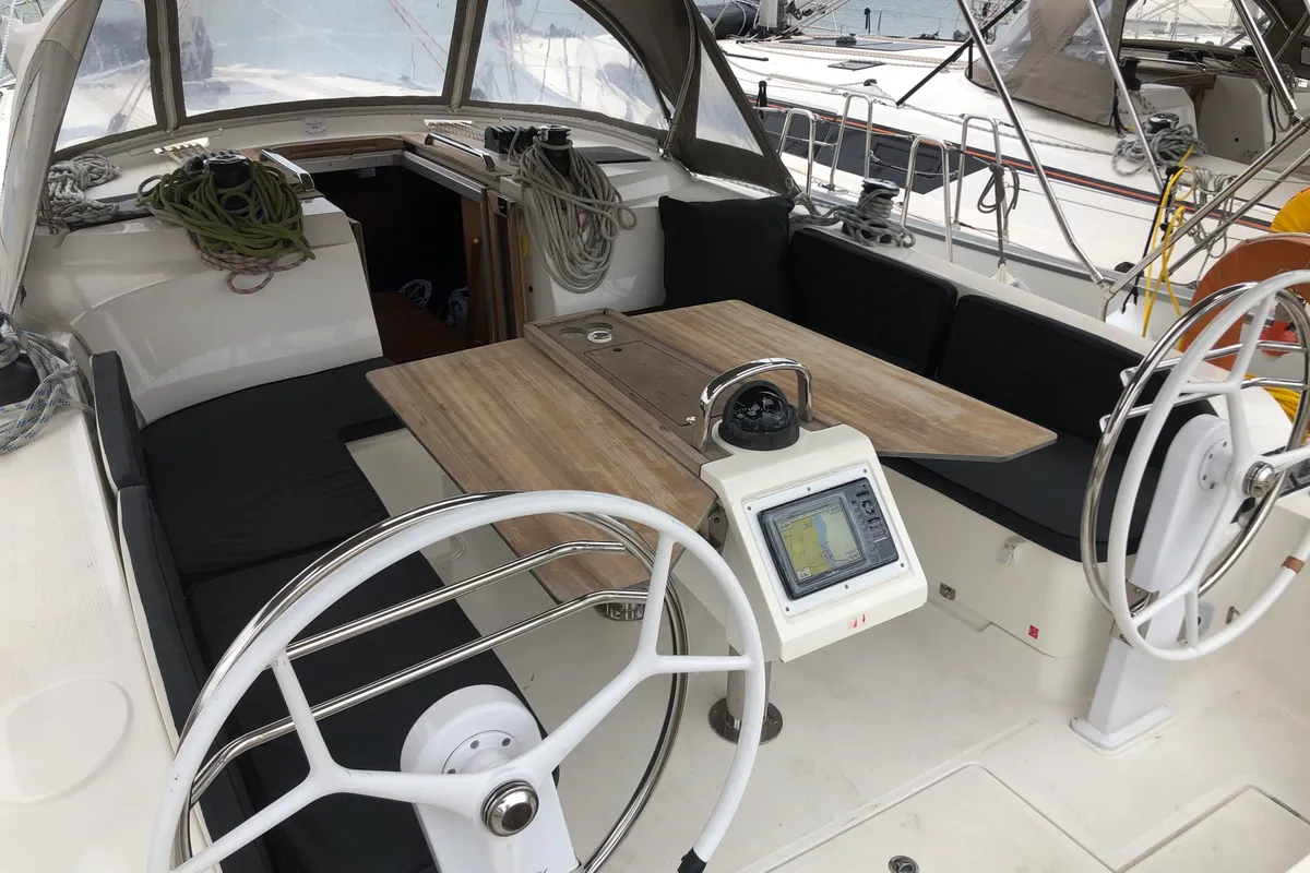 Leonidas, a Bavaria Cruiser 46 sailboat at Municipal Unit of Lefkada, Greece