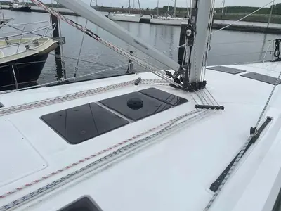 Leonidas, a Bavaria Cruiser 46 sailboat at Municipal Unit of Lefkada, Greece