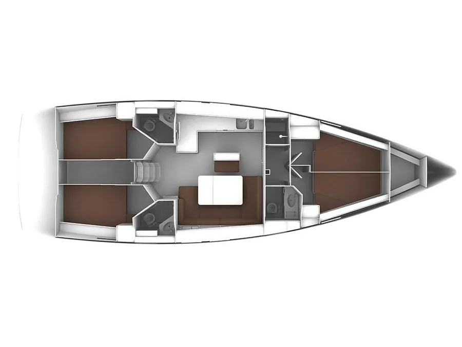 Leonidas, a Bavaria Cruiser 46 sailboat at Municipal Unit of Lefkada, Greece