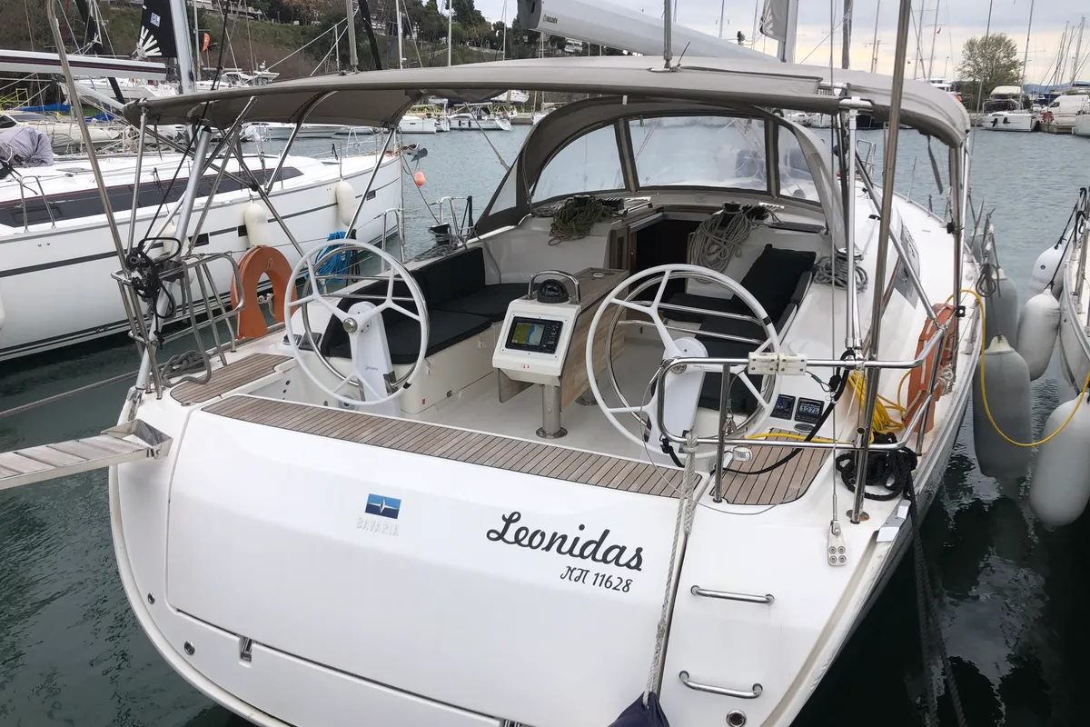 Leonidas, a Bavaria Cruiser 46 sailboat at Municipal Unit of Lefkada, Greece