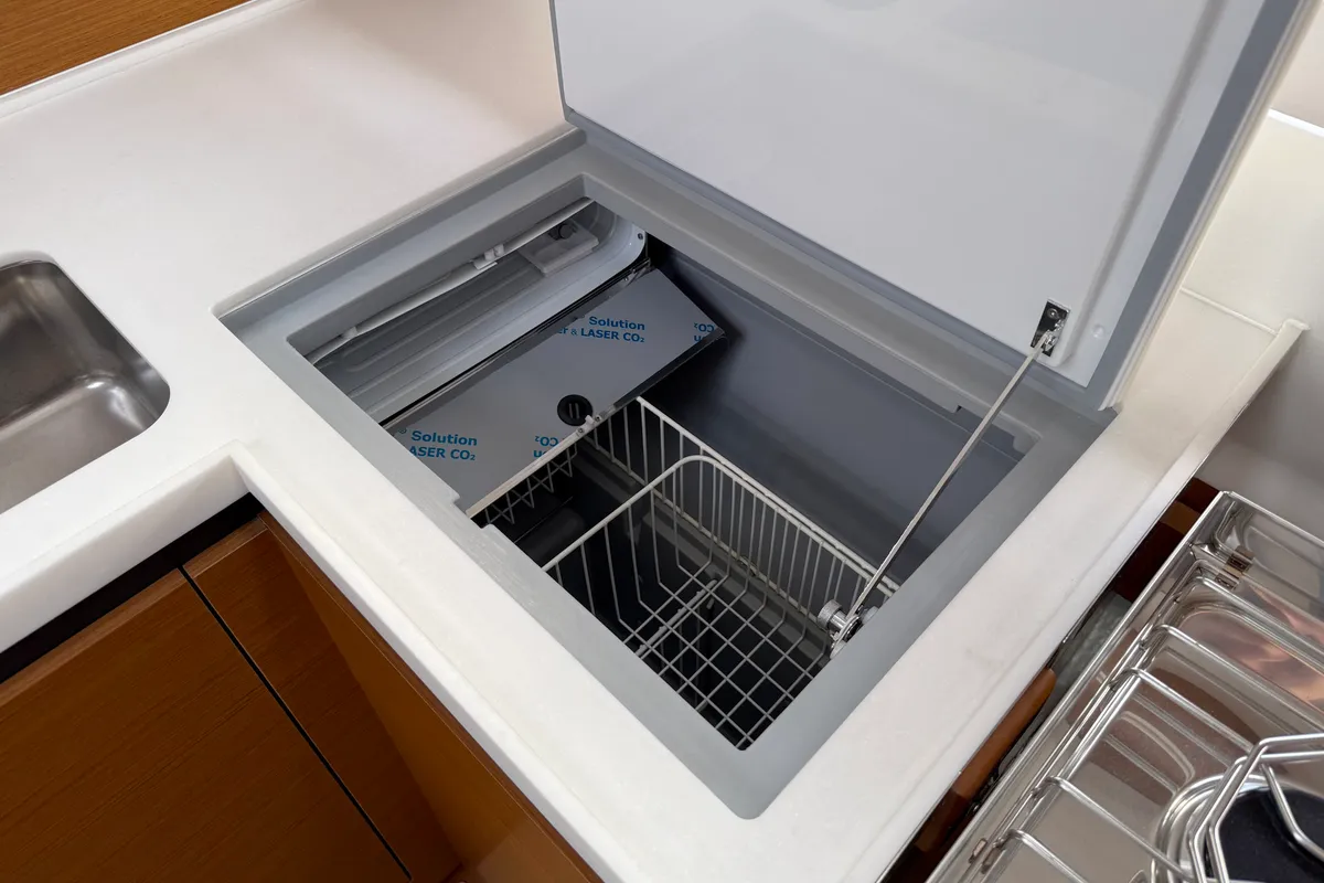 Galley of Poseidon, a Jeanneau Sun Odyssey 490 sailboat at Grad Biograd na Moru, Croatia