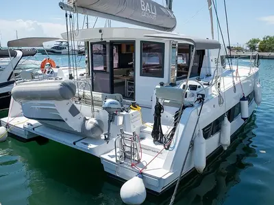 Ela Thalasa III, a Bali Catsmart catamaran at Municipal Unit of Lefkada, Greece