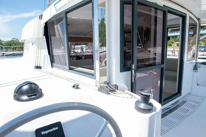Ela Thalasa III, a Bali Catsmart catamaran at Municipal Unit of Lefkada, Greece