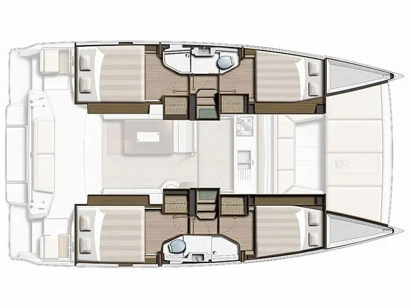 Ela Thalasa III, a Bali Catsmart catamaran at Municipal Unit of Lefkada, Greece