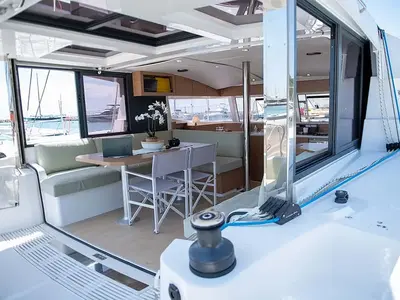 Ela Thalasa III, a Bali Catsmart catamaran at Municipal Unit of Lefkada, Greece