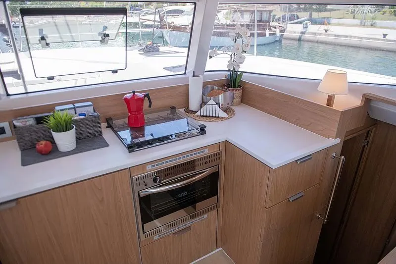 Ela Thalasa III, a Bali Catsmart catamaran at Municipal Unit of Lefkada, Greece