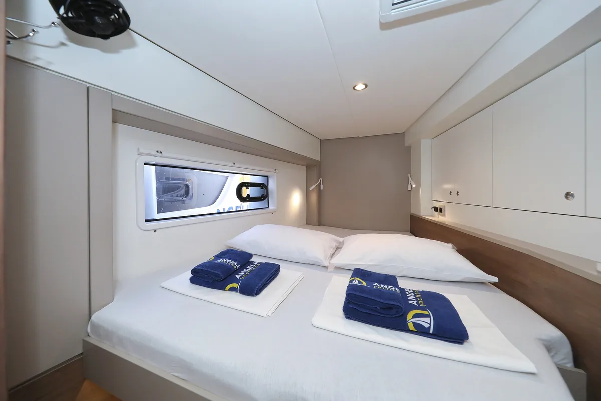 Cabin on Aurora, a Bali 4.2 catamaran at Grad Vodice, Croatia