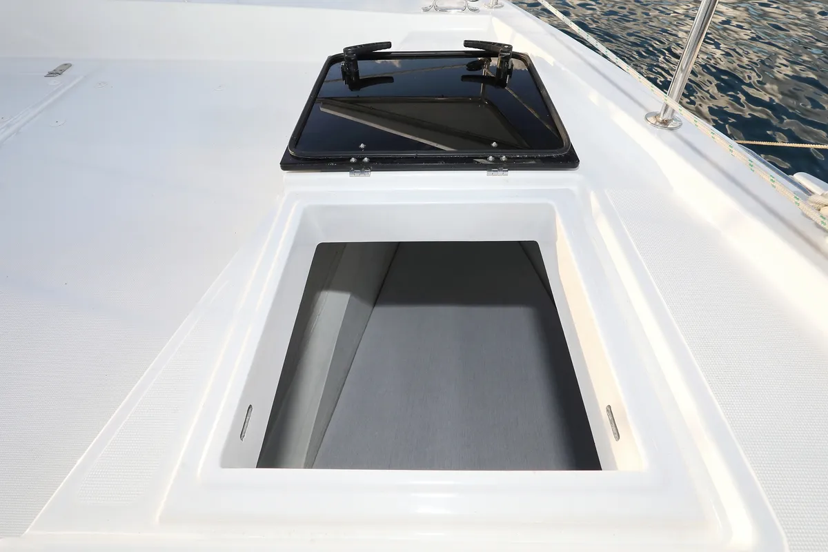 Aurora, a Bali 4.2 catamaran at Grad Vodice, Croatia