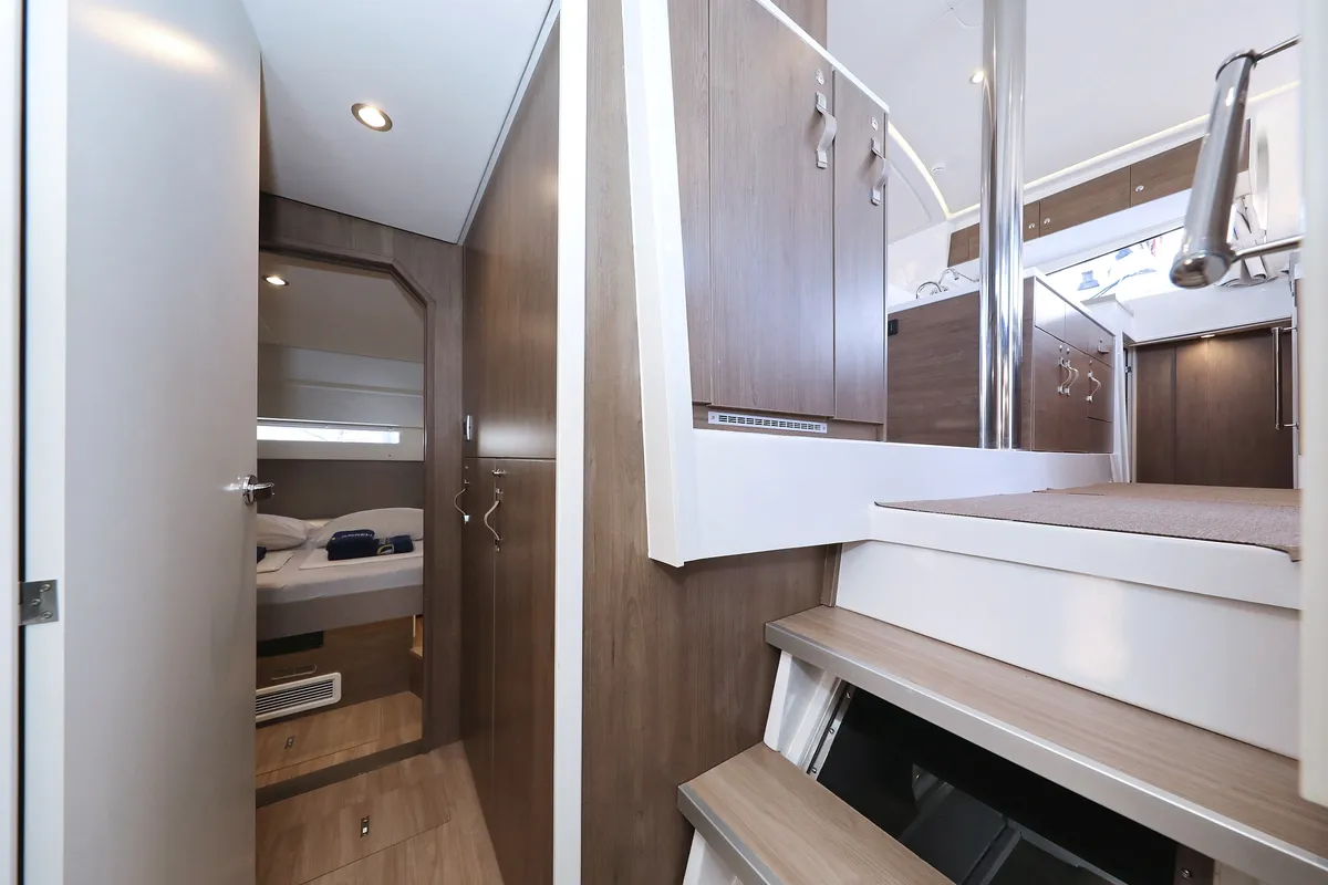 Aurora, a Bali 4.2 catamaran at Grad Vodice, Croatia