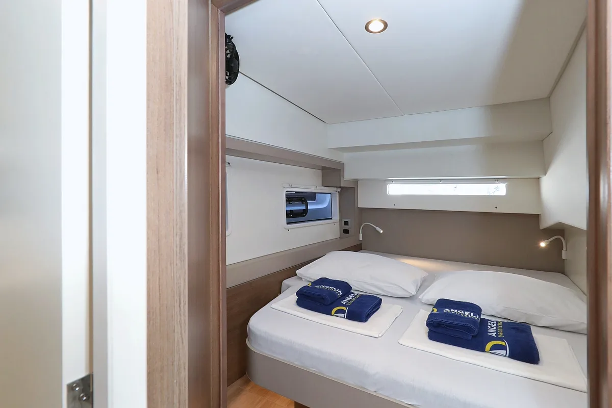 Cabin on Aurora, a Bali 4.2 catamaran at Grad Vodice, Croatia
