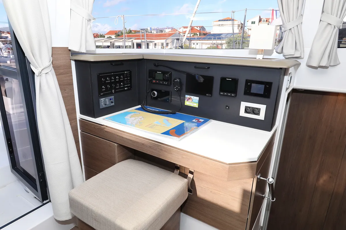 Aurora, a Bali 4.2 catamaran at Grad Vodice, Croatia