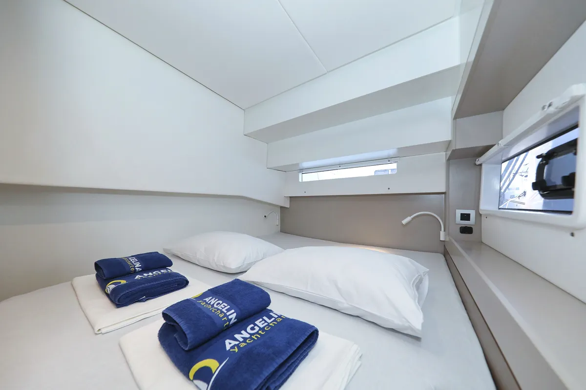 Cabin on Aurora, a Bali 4.2 catamaran at Grad Vodice, Croatia