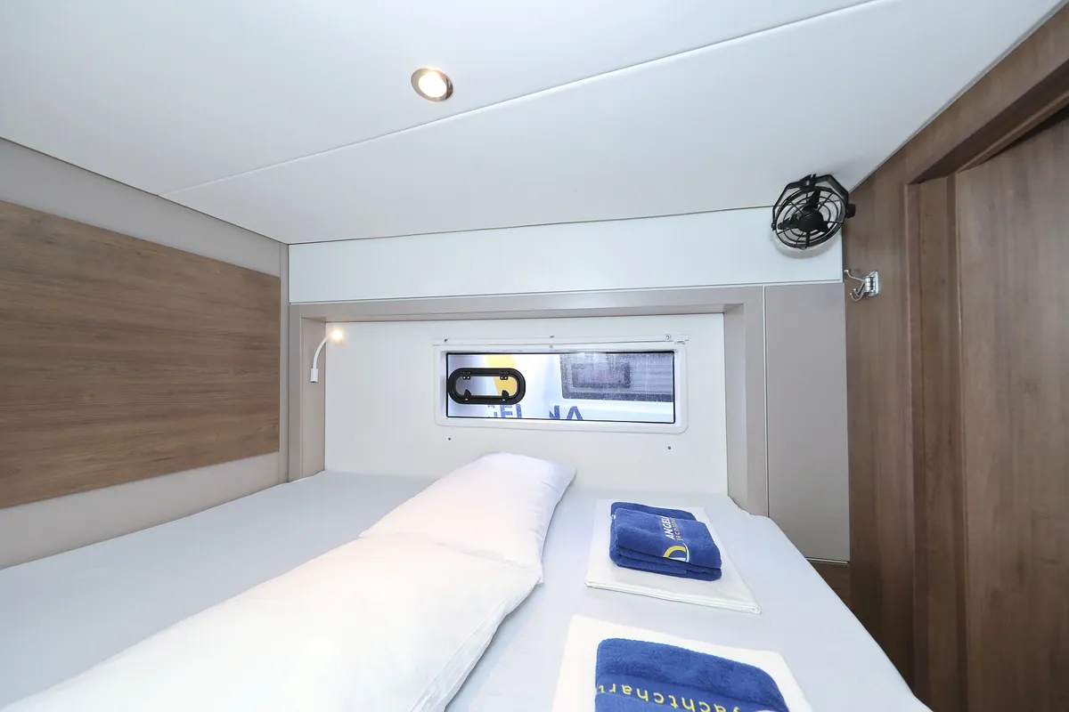 Cabin on Aurora, a Bali 4.2 catamaran at Grad Vodice, Croatia